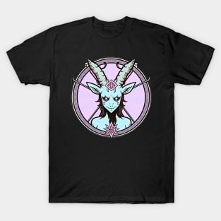 Pastel goth cute baphomet T-Shirt